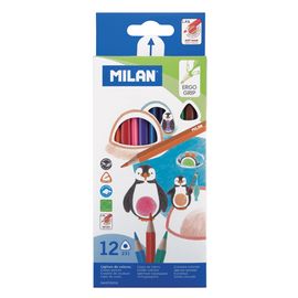 MILAN - Pastelky trojhranné 12 ks
