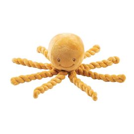 NATTOU - První hračka pro miminka chobotnička PIU PIU Lapidou ochre 0m +