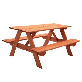 NEW BABY - Dětské dřevěné posezení lavice a stůl 118 x 90 cm