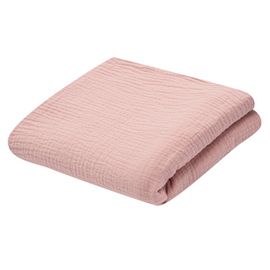 NEW BABY - Dětská mušelínová deka 70x100 cm růžová