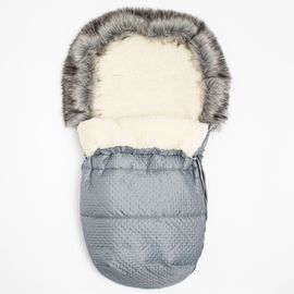 NEW BABY - Zimní fusak Lux Wool graphite