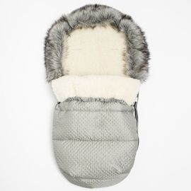 NEW BABY - Zimní fusak Lux Wool grey