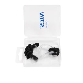 NILS - Sada silikonových špuntů do uší a ucpávky nosu Aqua NQAW30 černá