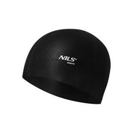 NILS - Silikonová čepice Aqua NQC Dots černá