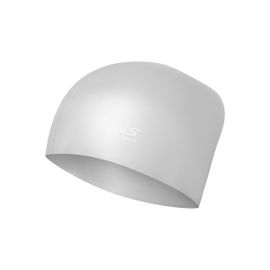 NILS - Silikonová čepice pro dlouhé vlasy Aqua NQC LH šedá