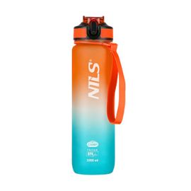 NILS - Tritanová láhev na pití Camp NCD68 1000 ml oranžovo-modrá