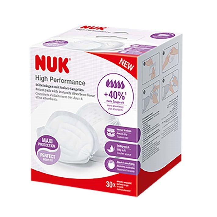 NUK - Prsní polštářky High Performance 30 ks