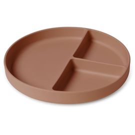 NUUROO - Mingo Silikonový dělený talíř Chocolate Malt