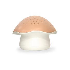 PABOBO - Projektor noční oblohy s bílým šumem a senzorem pláče Star Mushroom Pink