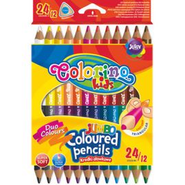 PATIO - Colorino pastelky Jumbo dvoubarevné TRIO 24 barev