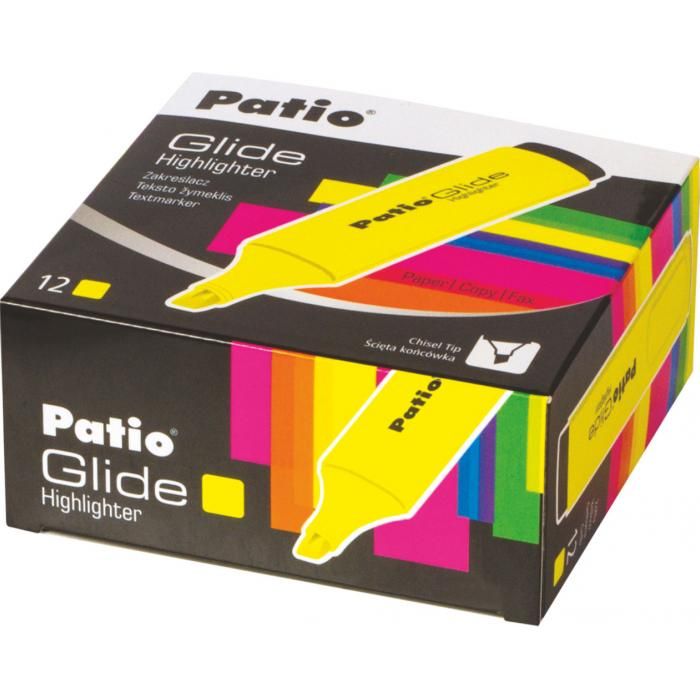 PATIO - Zvýrazňovač Patio Glide žlutý