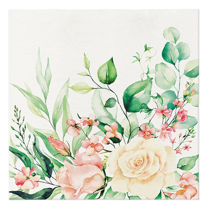 PAW - Ubrousky AIRLAID 40x40 cm - Floral Moments