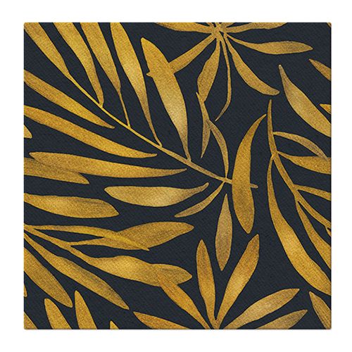 PAW - Ubrousky AIRLAID 40x40 cm Golden leaves