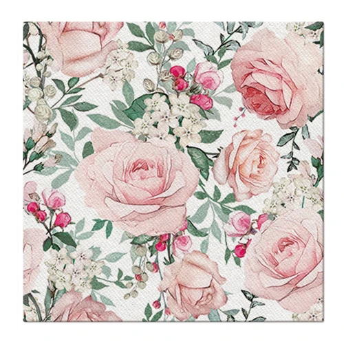 PAW - Ubrousky Airlaid L 40x40 cm Gorgeous Roses