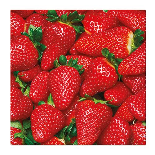 PAW - Obrúsky L 33x33cm Raw Strawberries
