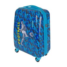 PERLETTI - Luxusní dětský ABS cestovní kufr FOTBAL KIDS, 51x35x20cm, 14324
