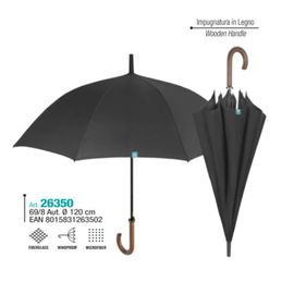 PERLETTI - Time, Automatický golfový deštník Nero, 26350