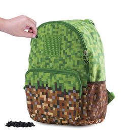 PIXIE CREW - volnočasový batoh MINECRAFT zeleno-hnědý
