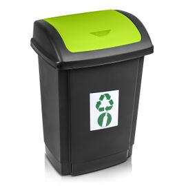 PLAST TEAM - Koš na odpad recyklovatelný 25l zelený