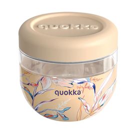 QUOKKA - Bubble, Plastová nádoba na jídlo VINTAGE FLORAL, 770ml, 40135