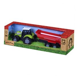RAPPA - Traktor se zvukem a světlem s červenou vlečkou