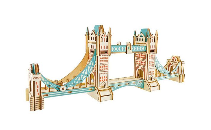 RAPPA - Woodcraft Dřevěné 3D puzzle Tower Bridge