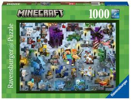 RAVENSBURGER - Challenge Puzzle: Minecraft 1000 dílků