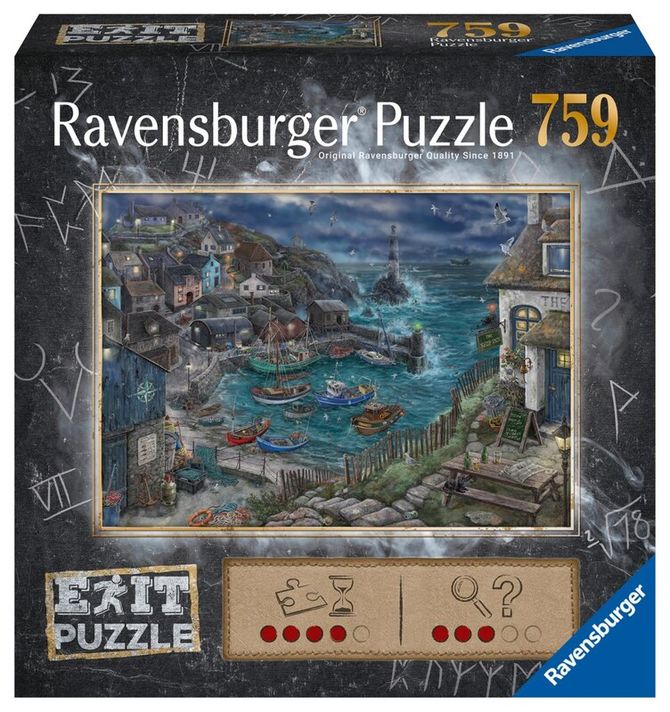 RAVENSBURGER - Exit puzzle: maják u přístavu 759 dílků