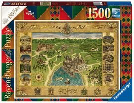 RAVENSBURGER - Harry Potter: Mapa Bradavic 1500 dílků
