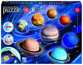 RAVENSBURGER - Planetární soustava; 522 dílků 3D