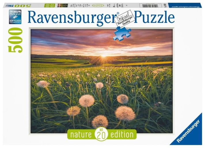 RAVENSBURGER - Pampelišky v západu slunce 500 dílků