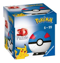 RAVENSBURGER - Puzzle-Ball Pokémon Motiv 2 - Položka 54 Dílků
