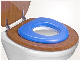 REER - WC redukce soft, modrá