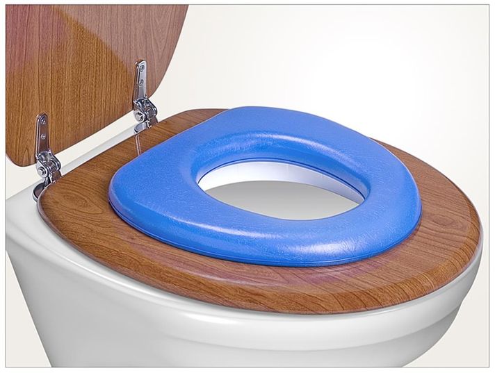 REER - WC redukce soft, modrá