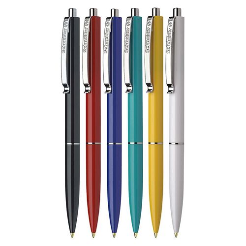 SCHNEIDER - Kuličkové pero, 0,5 mm, tlačítkový systém ovládání, "K15", mix barev