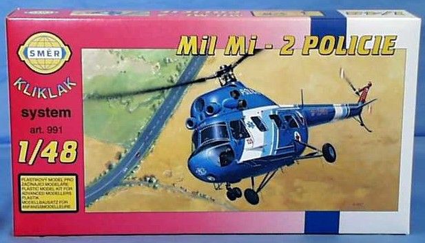 SMĚR - MODELY - Vrtulník Mi 2 - Policie 1:48