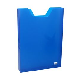 SPIRIT - Přihrádka do školní tašky 23x32x4 cm, transparentní modrá