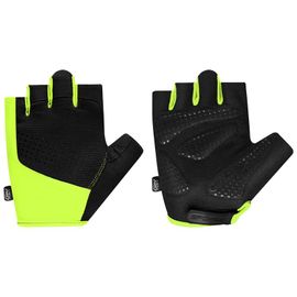SPOKEY - AVARE Pánské cyklistické rukavice, černo - žluté, vel. XL