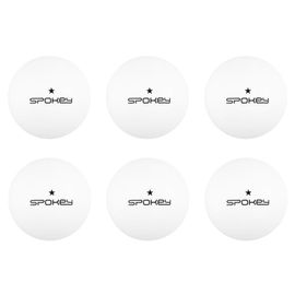 SPOKEY - LERNER-Pingpongové míčky 1*, 6 ks, bílé