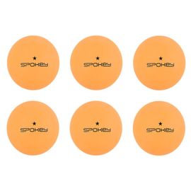 SPOKEY - LERNER-Pingpongové míčky 1* oranžové , 6 ks