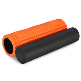 SPOKEY - MIX ROLL fitness masážní válec 2v1, oranžovo-černý