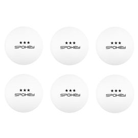 SPOKEY - SPECIAL-Pingpongové míčky 3*, 6 ks, bílé