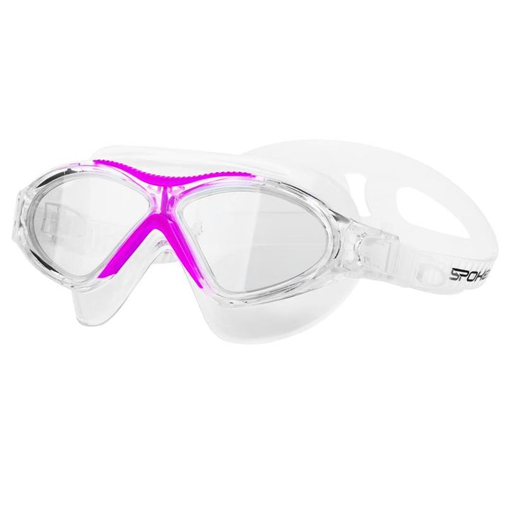 SPOKEY - VISTA JUNIOR Plavecké brýle průhledné růžové