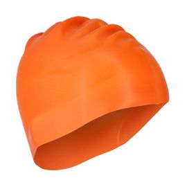 SPURT - Silikonová čepice G-Type F202 men se vzorem, oranžová