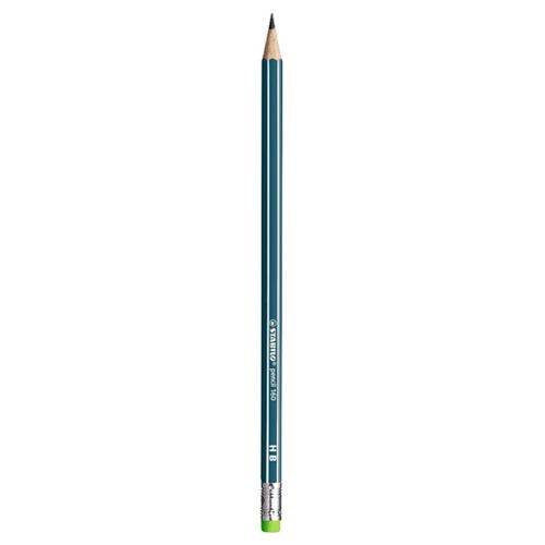 STABILO - Tužka grafitová HB pencil 160 s gumou - zelená