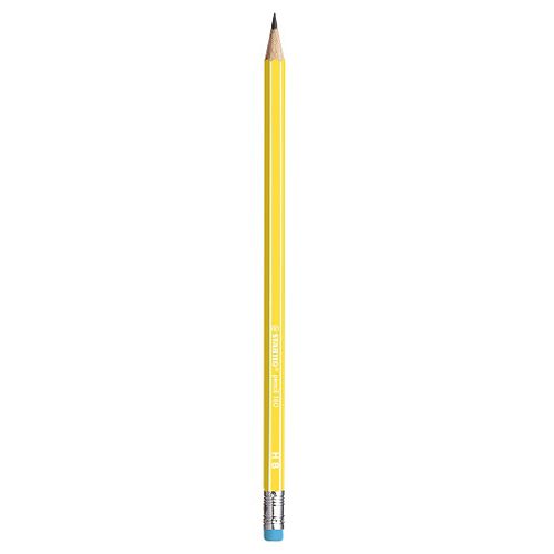 STABILO - Tužka grafitová HB pencil 160 s gumou - žlutá