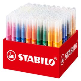 STABILO - Vláknový fix power max 140 ks box - 18 různých barev