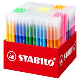 STABILO - Vláknový fix Trio A-Z - 240 ks box - 20 různých barev