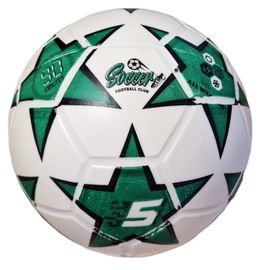 STAR TOYS - Fotbalový míč Soccer zelená velikost 5