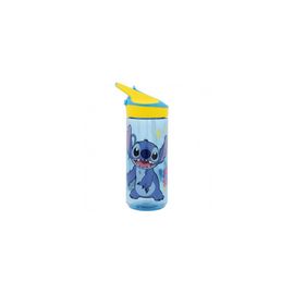 STOR - Plastová láhev s výsuvným brčkem Lilo & Stitch, Tritan 620ml, 75097